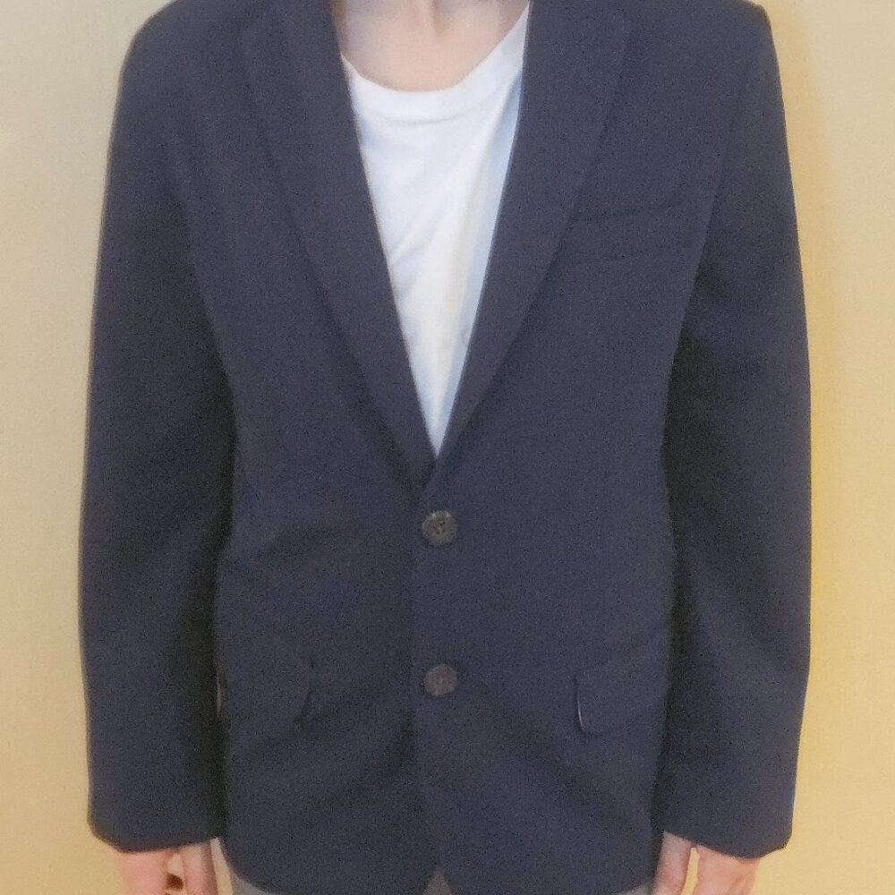 IZOD BOYS  NAVY SPORT JACKET, SIZE 10 (NWOT]